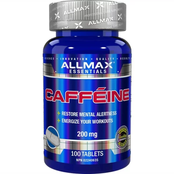 allmax caffeine pills 200mg 100 caps