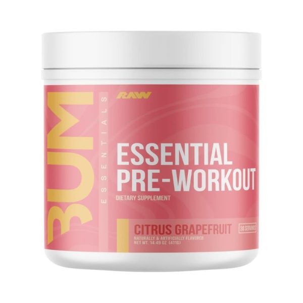 cbum x raw essential pre workout 30 servings