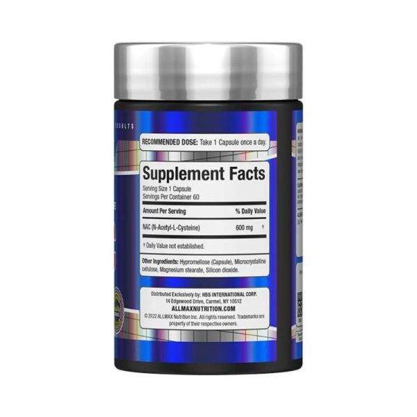 allmax nac 600mg 60 veggie caps